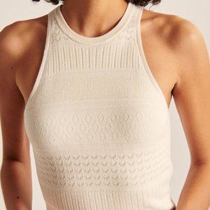 NWT Abercrombie Scuba Mini Sweater Dress Medium Tall